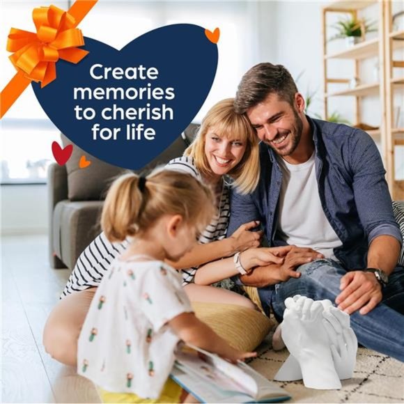 Hand Casting Kit Couples - Plaster Hand Mold Casting Kit - Picture 3 of 6